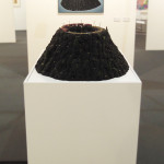 André Schulze, Krater Modell und Bild: art Karlsruhe 2013