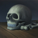 André Schulze, Schädel, 40x49cm