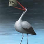 André Schulze, Storch, 80x60cm