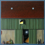 André Schulze, Juri's Scheune, 60x60cm