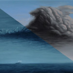 André Schulze, Leuchtturm, 40x46cm