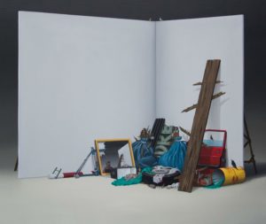 Müllecke, 2018, Öl auf Leinwand, 60x70cm