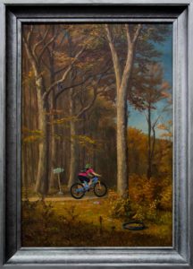 Herbstwald, 1943/2020, Willy Eismann, Öl auf Hartfaser, 73x53cm