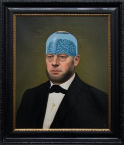 The Brain, 2021, 75x64cm