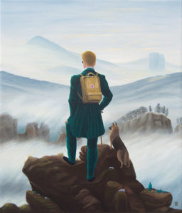 Nebelmeer III, 2022, Öl auf Leinwand, 60x50cm